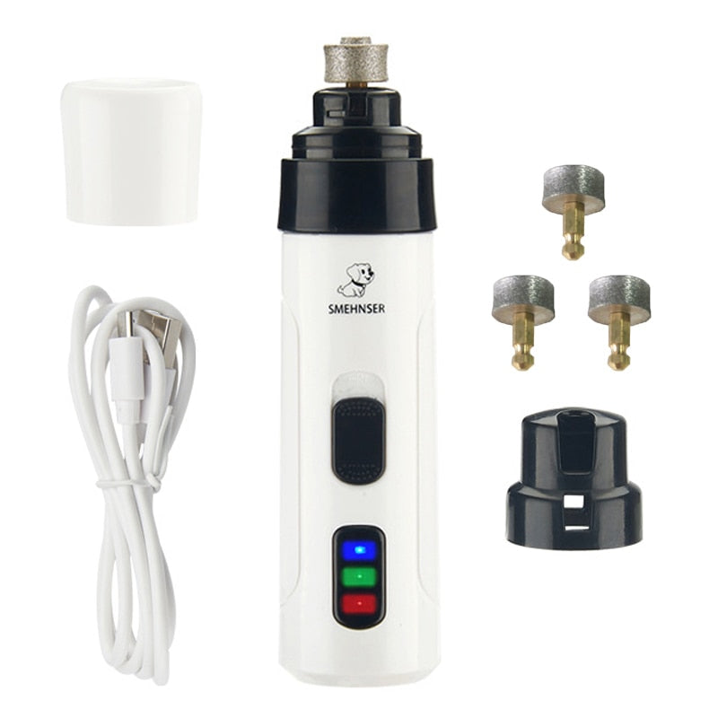 USB Charging Rechargeable Dog Nail Grinders