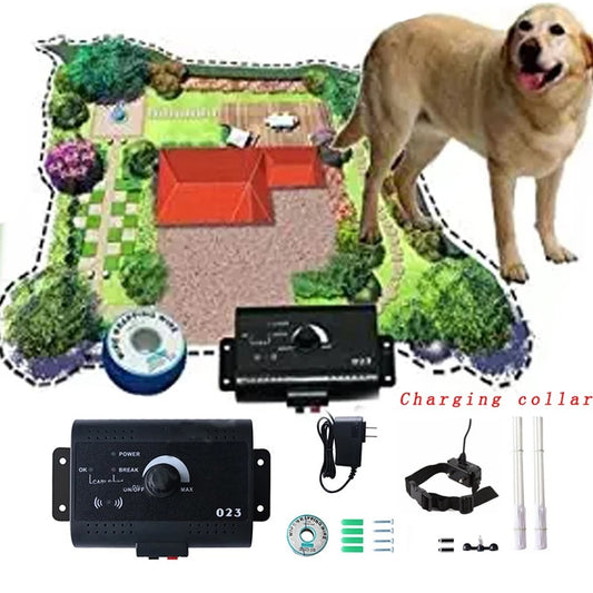 023 Safety Pet Dog Electric Fence With Waterproof Dog Electronic Training Collar