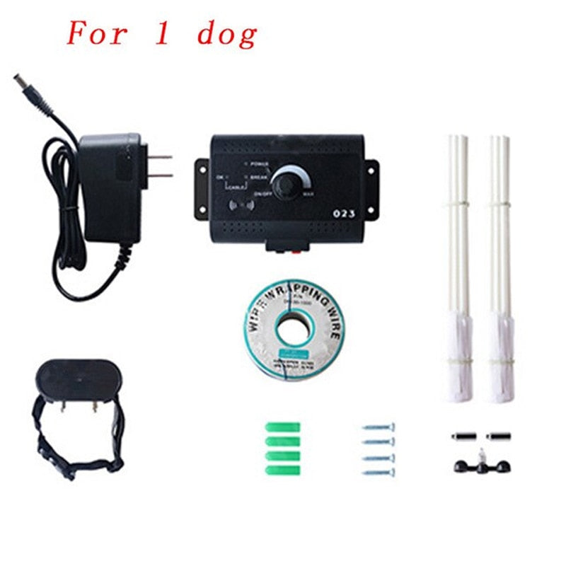 023 Safety Pet Dog Electric Fence With Waterproof Dog Electronic Training Collar