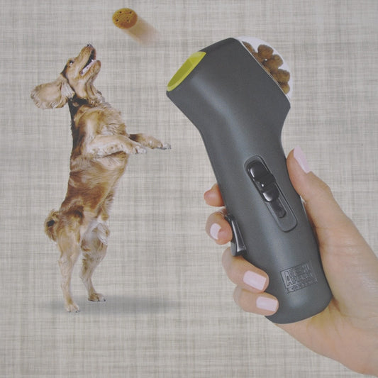 Dog Treat Food Dispenser Launcher Gun