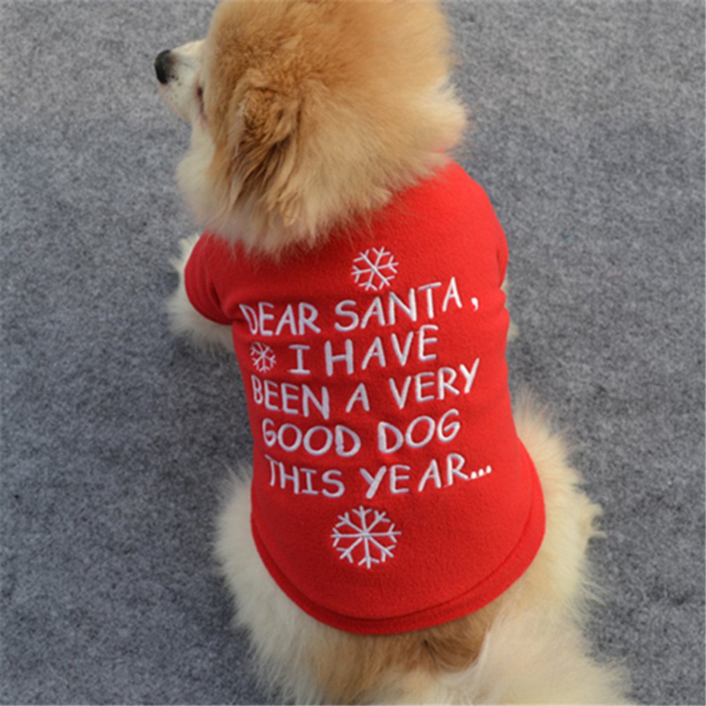 New Christmas Dog Clothes For Small Dog