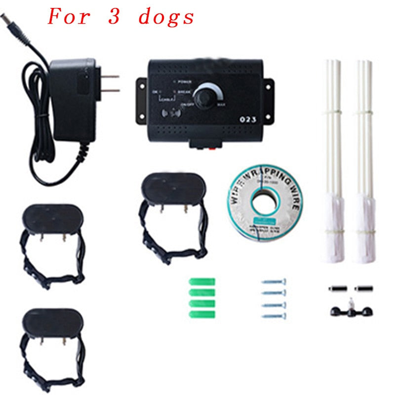 023 Safety Pet Dog Electric Fence With Waterproof Dog Electronic Training Collar