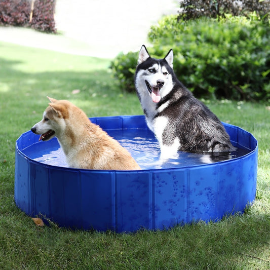 Fast Delivery Large PVC Foldable Round Pet Swimming Pool