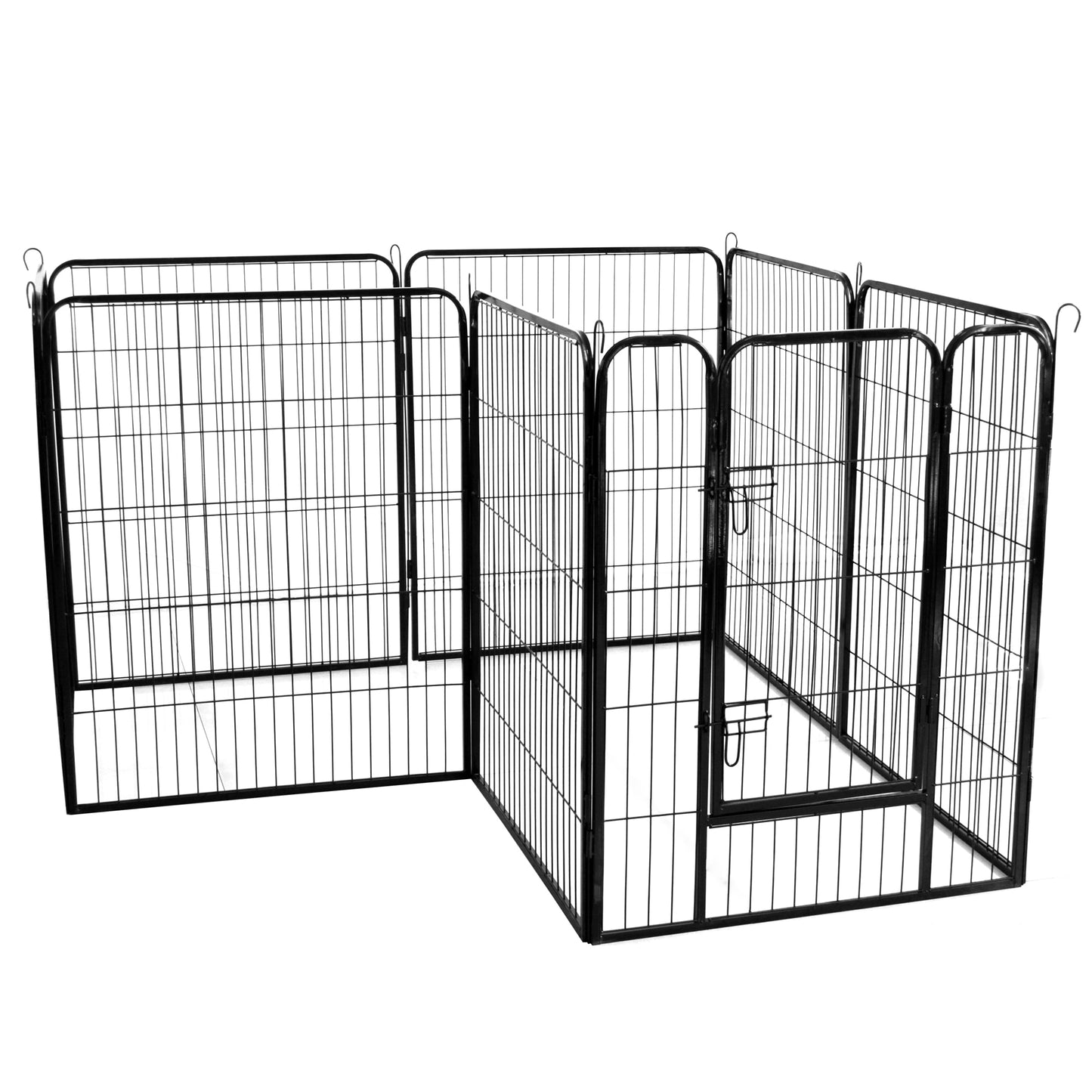 Iron Pet Dog Playpen Fence[US-Stock]