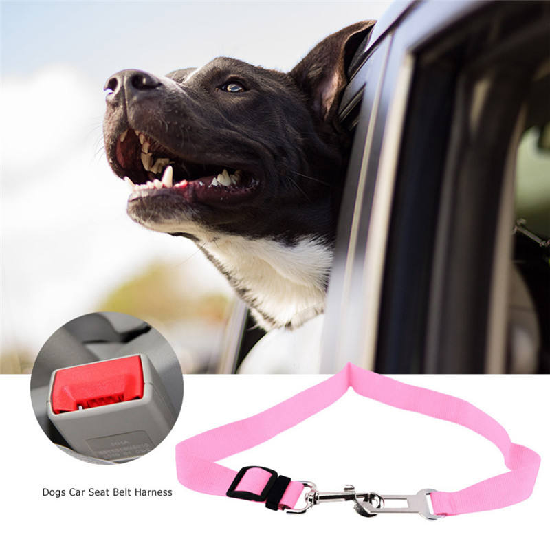 Pet Dog Cat  Adjustable Car Seat Belt Harness