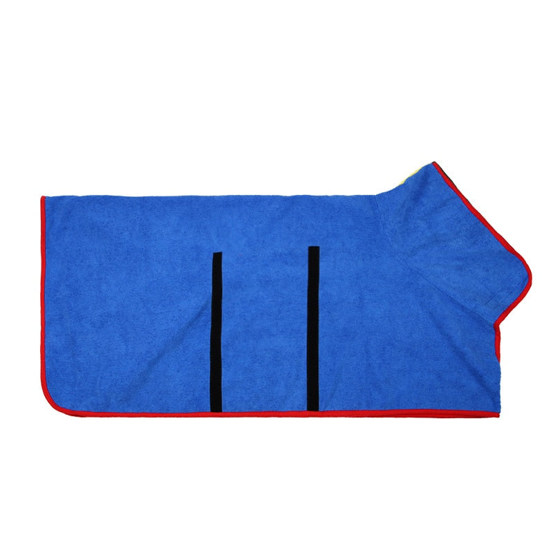 Super Absorbent Pet Bathrobe Towel  for Large Medium Small Dog