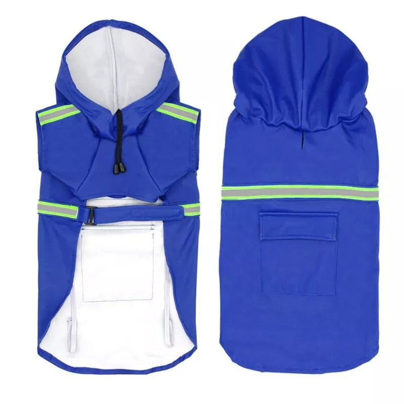 2022 New Pet Reflective Raincoat