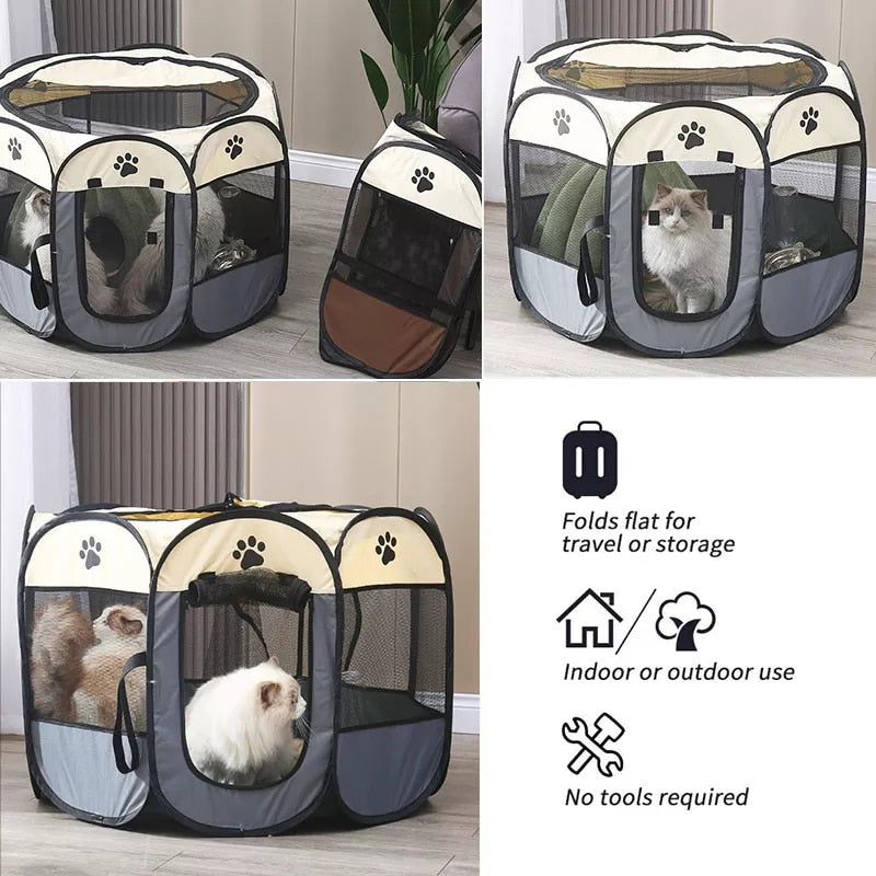 Portable Folding Pet Tent  For Cats Dogs House