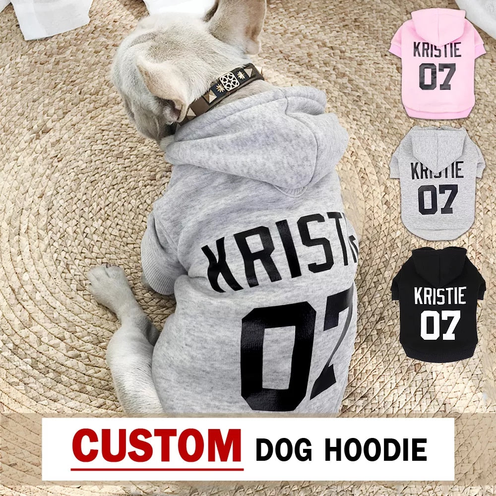 Custom French Bulldog Dog Hoodie