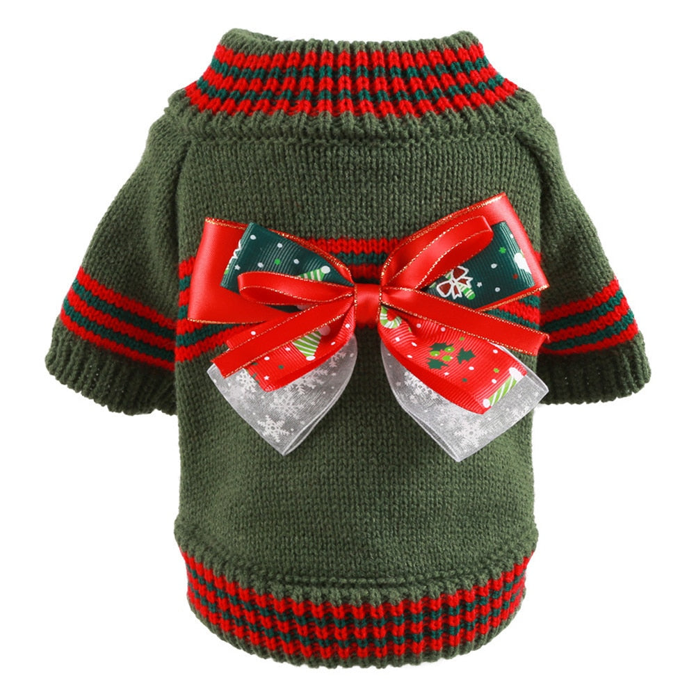 Warm Soft Knitted Christmas Cats and Dog SweaterProducts