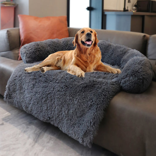 Removable and Washable Plush Pet Dog Bed Sofa