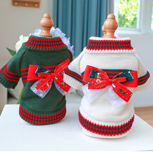 Warm Soft Knitted Christmas Cats and Dog SweaterProducts