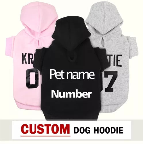 Custom French Bulldog Dog Hoodie