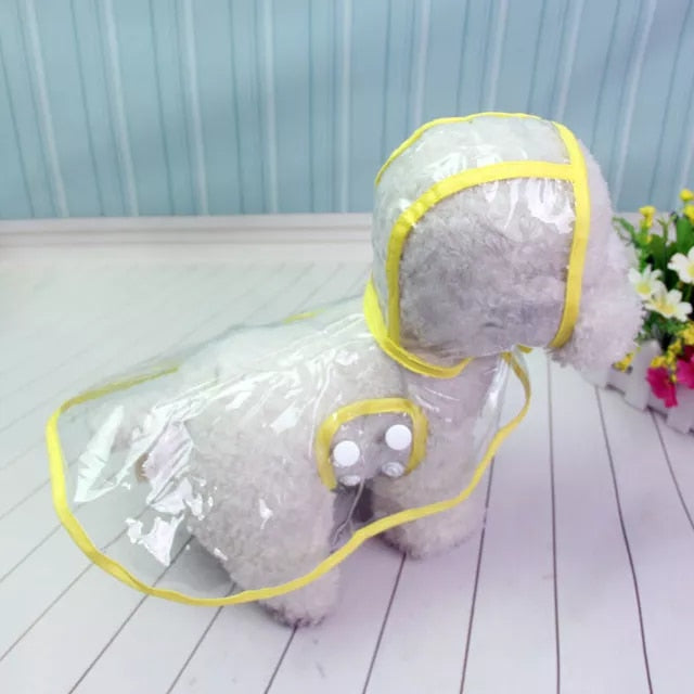 Waterproof Transparent Raincoats XS-XL Dog