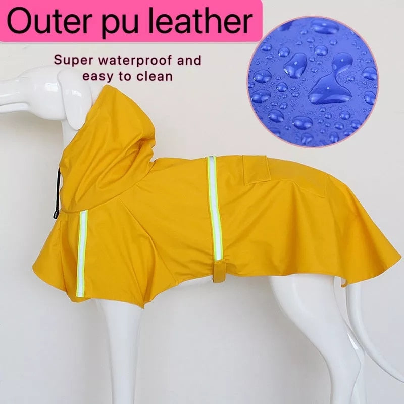 2022 New Pet Reflective Raincoat