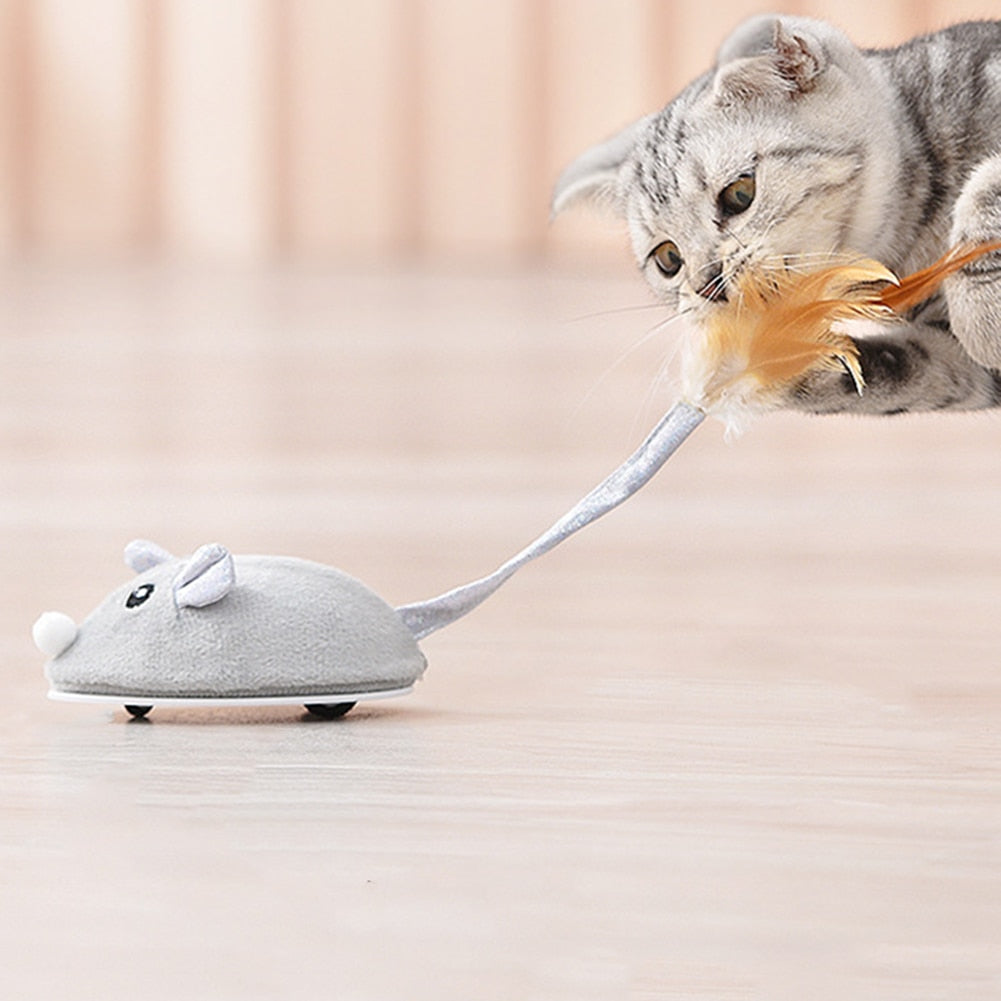 Smart Sensing Mouse Cat Toys  Self-Playing