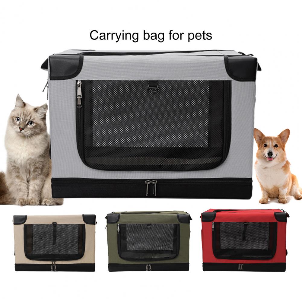 Stylish Foldable Storage Soft Portable Pet Crate Pet Suitcase