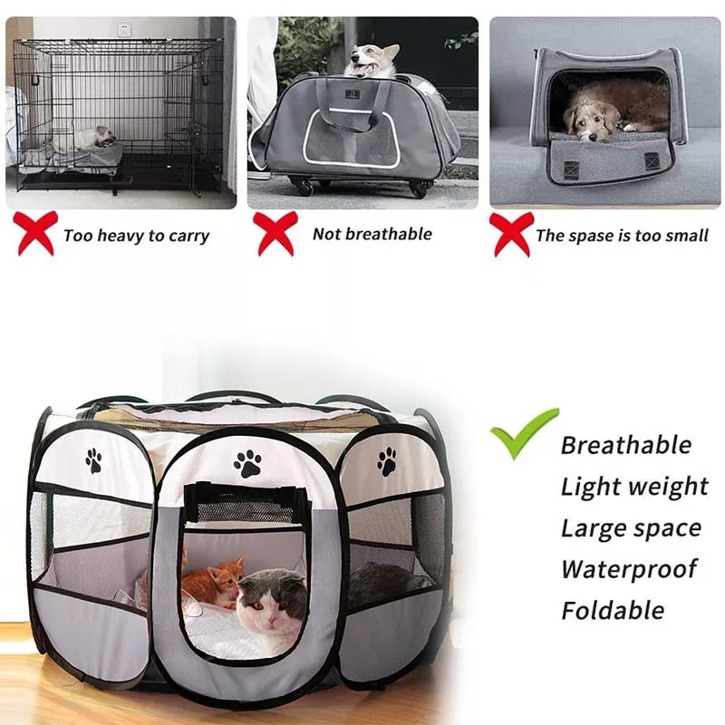 Portable Folding Pet Tent  For Cats Dogs House