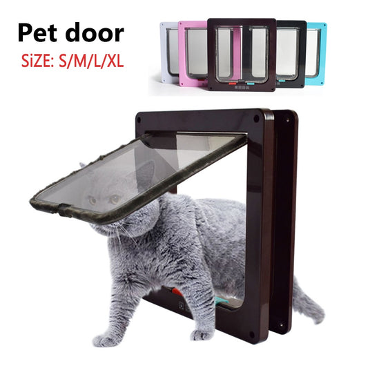 Plastic Controllable Switch Direction Small Pet Gate Entry Door S/M/L/XL Size